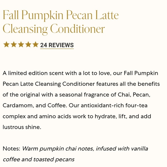 WEN Fall Pumpkin Pecan Latte Cleansing Conditioner. New & Unused. Sealed. - Picture 2 of 7